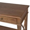 UK  table  sitting room  shelf styling  oak furniture  oak console tale  Northern Ireland United Kingdom  Northern Ireland  Interior soft furnishings  Home decor  entryway table  Console Table Crafted from traditional roots, the Allen Console is finished in rustic oak, bringing a modern update to your space. Rounded details and brass pulls add interest to the sophisticated design, as its simple form makes the perfect base for an entryway, complementing anything from vases to art placed on top.