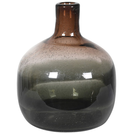 vase styling  Vase  ombre vase  ombre bottle vase  ombre bottle  modern vase  jug vase  hand blown glass vase  glass vase  glass bottle  Brown vase  brown ombre vase  brown hand blown vase  bottle vase  bottle