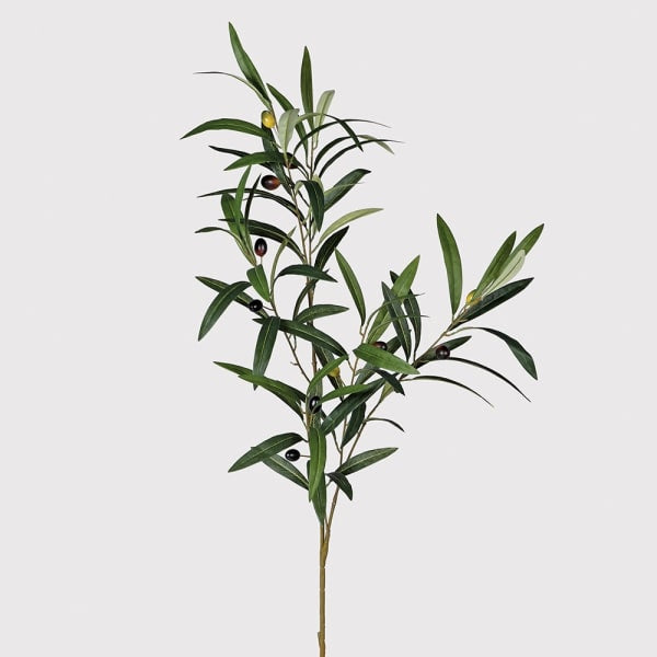 "Realistic faux olive stem with lifelike green leaves and delicate branching, perfect for home decor or floral arrangements."
"Artificial olive stem featuring soft green leaves with subtle veining, adding a natural Mediterranean touch to any space."
"Faux olive branch with slender, slightly curved leaves and a realistic stem, ideal for vases, centerpieces, or wreaths."
"Lifelike artificial olive stem with vibrant green foliage, offering a maintenance-free way to bring nature indoors."
"Elegant faux olive