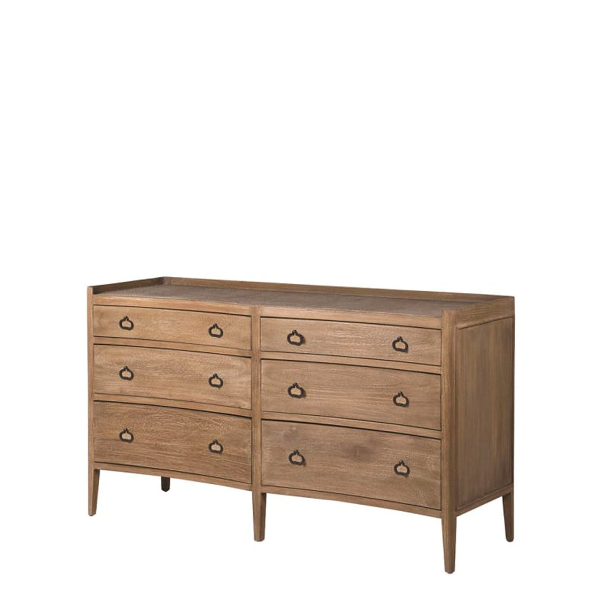 Chest of drawers, 6 drawer sideboard, 6 drawer chest of drawers, light wood