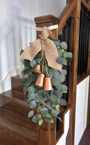 Silver Dollar Eucalyptus Bell Swag