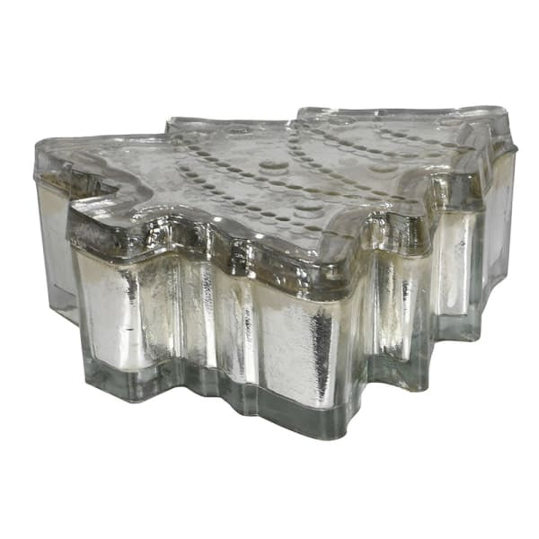 balsam tree candle Christmas decor
evergreen Christmas tree candle holiday decoration
Silver balsam candle on mantel
winter holiday table decor balsam tree candle