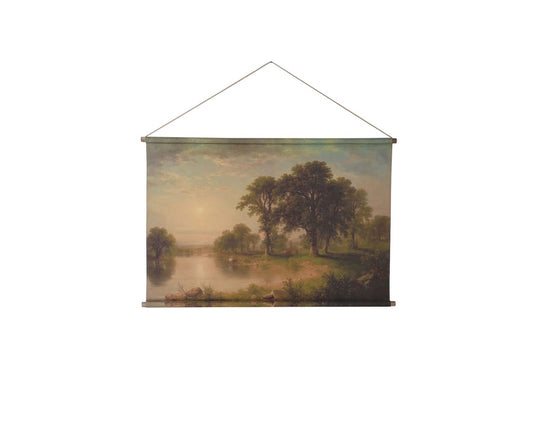 wallart  Wall art  vintage inspired art  vintage foral art  vintage floral art  moody hanging canvas  moody art  Large art  lakeside hanging canvas  floral art  Botanical art  art work  art pieces  ART  Antique tone art