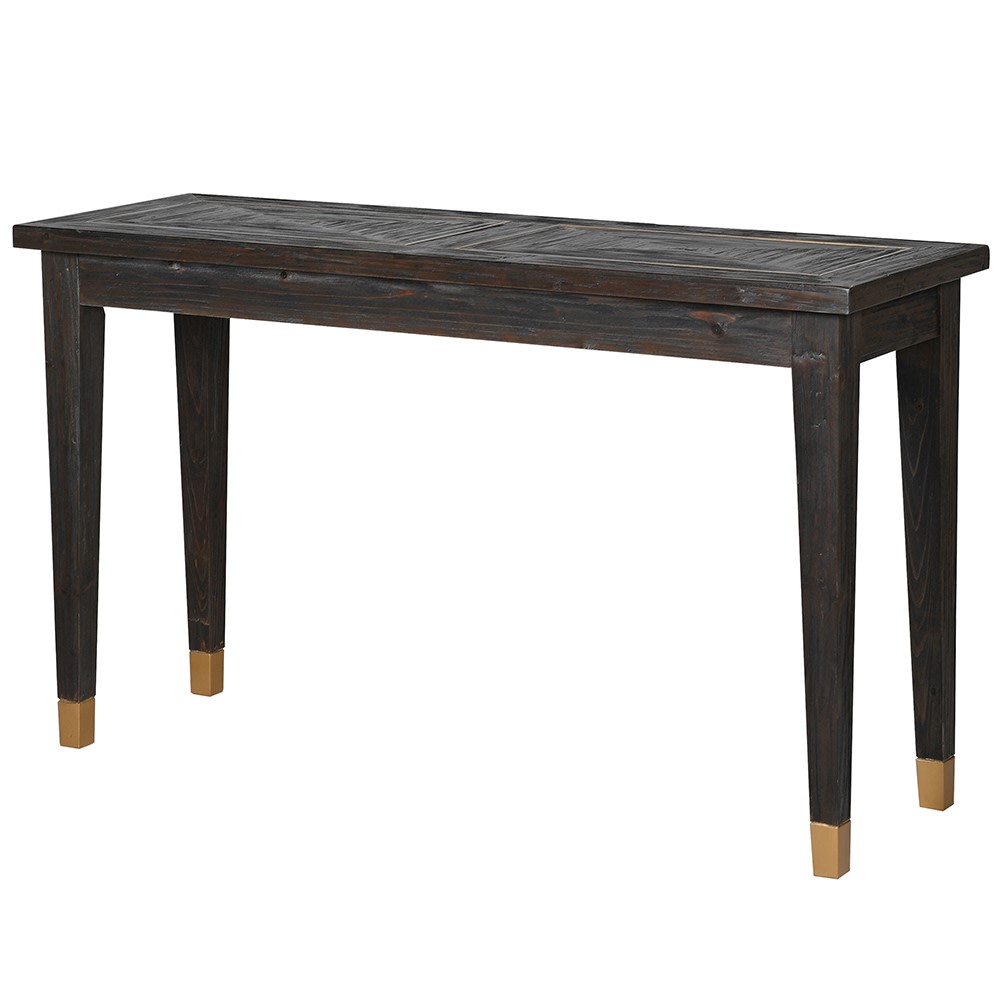 UK table sitting room shelf tray shelf styling Northern Ireland United Kingdom Northern Ireland Interior soft furnishings Home decor hallway table hall Elm Console Table Console Table The compelling but relaxed Beacon Console elevates your space with its thoughtful details. Made from Elm in a brushed dark finish, the console’s sleek table top has a brushed brass line giving character to the piece. Elegant but subdued, the console table gives a cohesive finish to entryways.