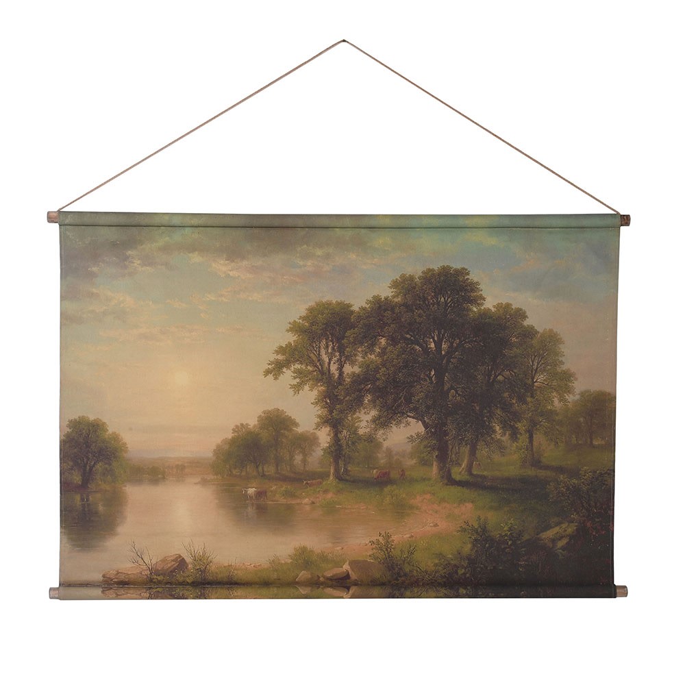 wallart Wall art vintage inspired art vintage foral art vintage floral art moody hanging canvas moody art Large art lakeside hanging canvas floral art Botanical art art work art pieces ART Antique tone art