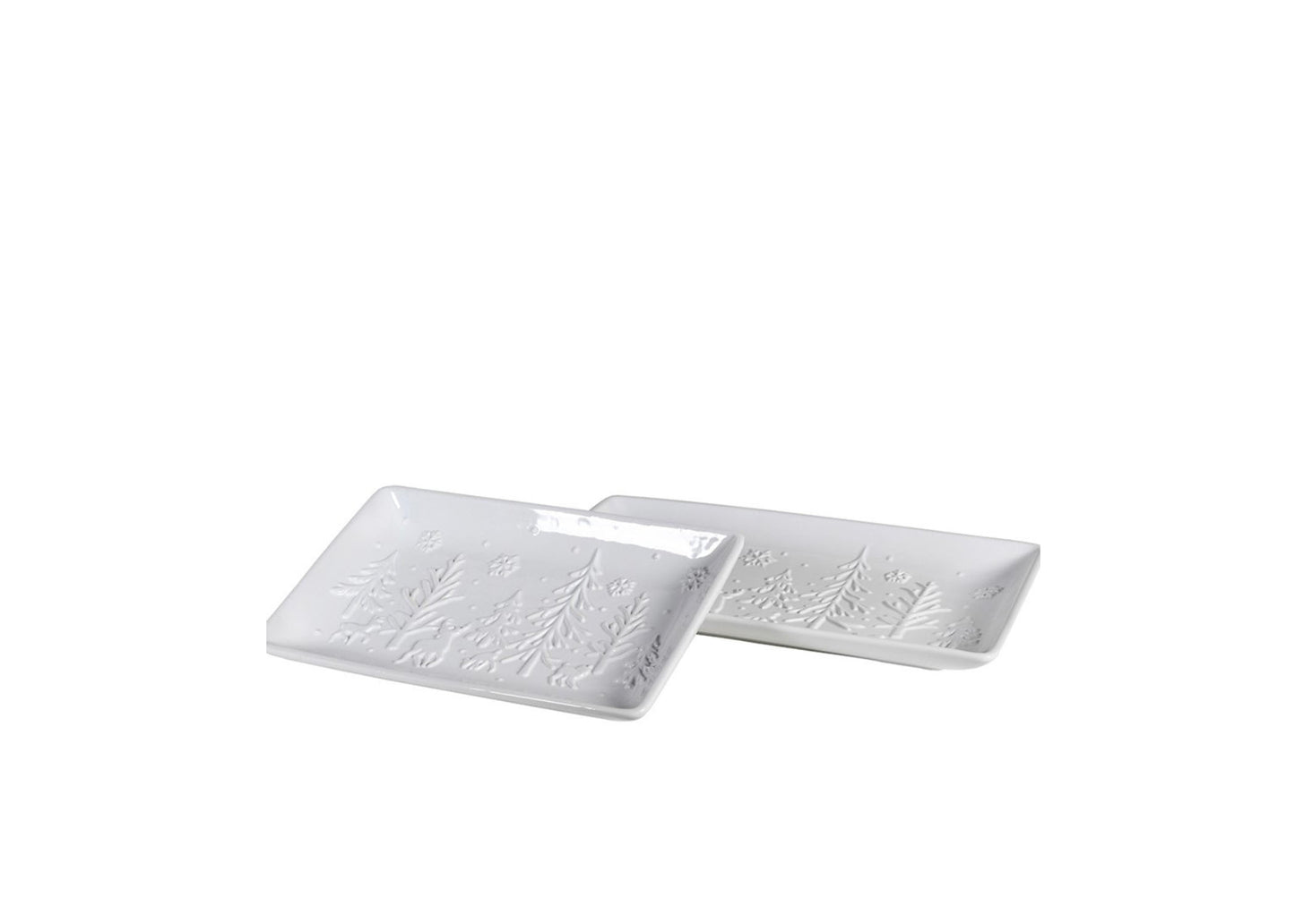 Christmas decorative plates, Christmas plates, Christmas present ideas, Christmas forest scene plates