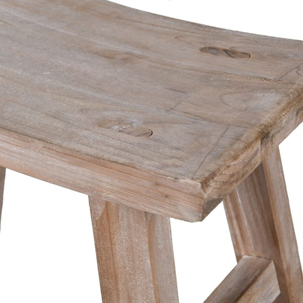 Low wooden stool, small bathroom stool, wooden stool, natural low wooden stool