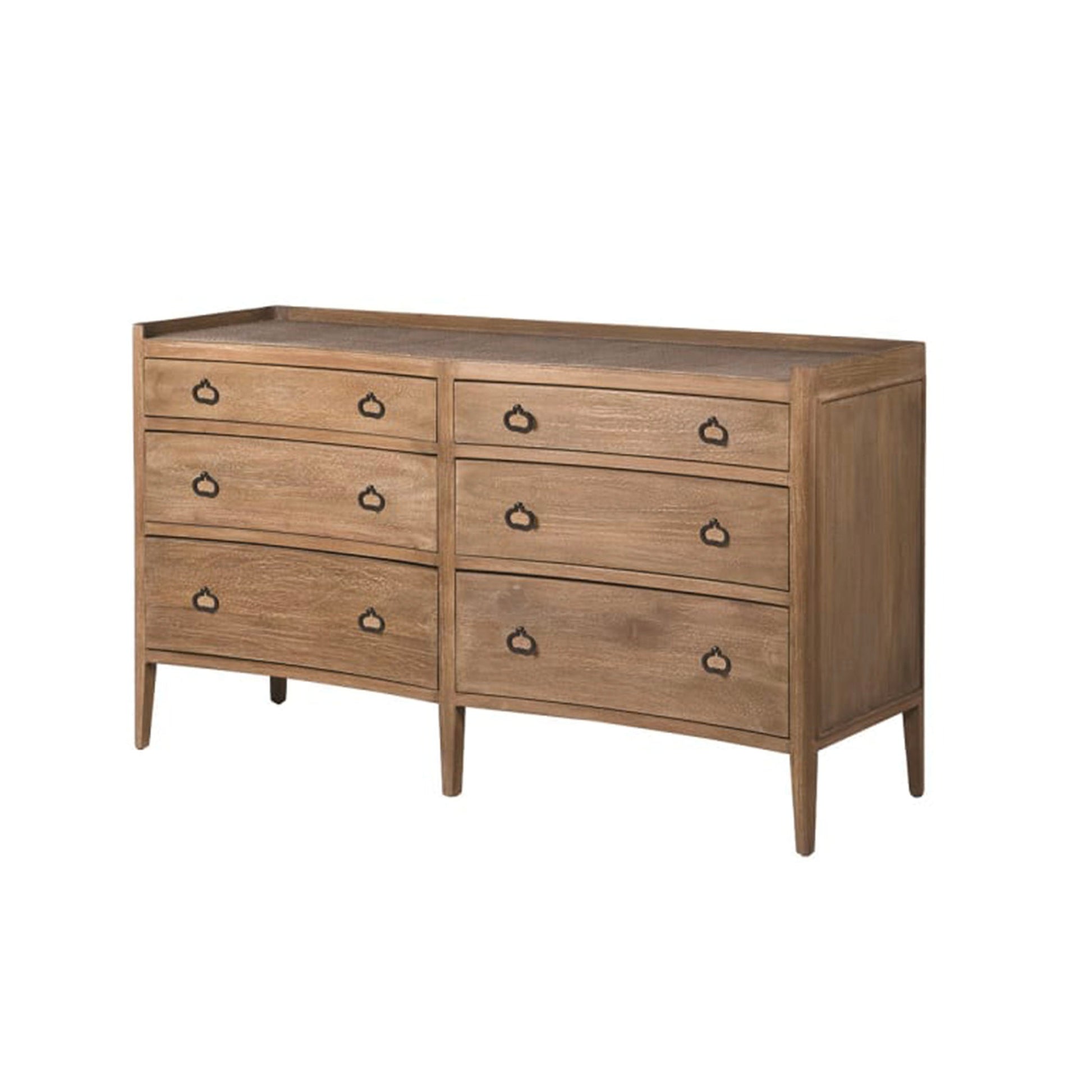 Chest of drawers, 6 drawer sideboard, 6 drawer chest of drawers, light wood
