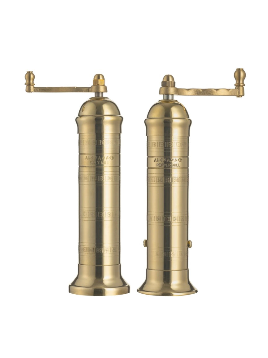 Brass Salt & Pepper Mill Set
