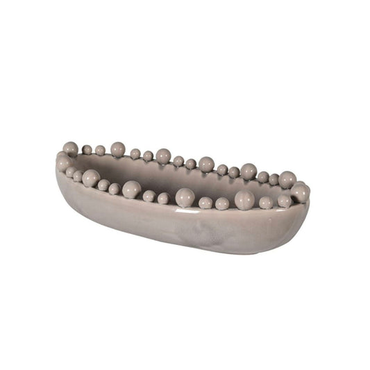 Oval Bobble bowl, oval Ceramic bobble bowl, cream bobble bowl  cream bowl,  cream ceramic bobble bowl,  cream oval bowl, bowl styling  Decor  Distressed bowl  fruit bowl  key bowl  moss bowl  oval cream bowl