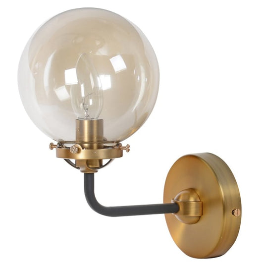 Wall sconce  wall lighting  Wall light  smoked glass wall light  round wall sconce  round wall light  lighting  ball wall sconce  ball wall light  ambiance lighting