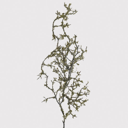 faux moss twig stem  moss twig stem  moss covered twig stem  moss stem  faux moss stem  faux stems  greenery  floral  floral moss twig  faux moss  moss twig  faux moss twig  moss covered twig