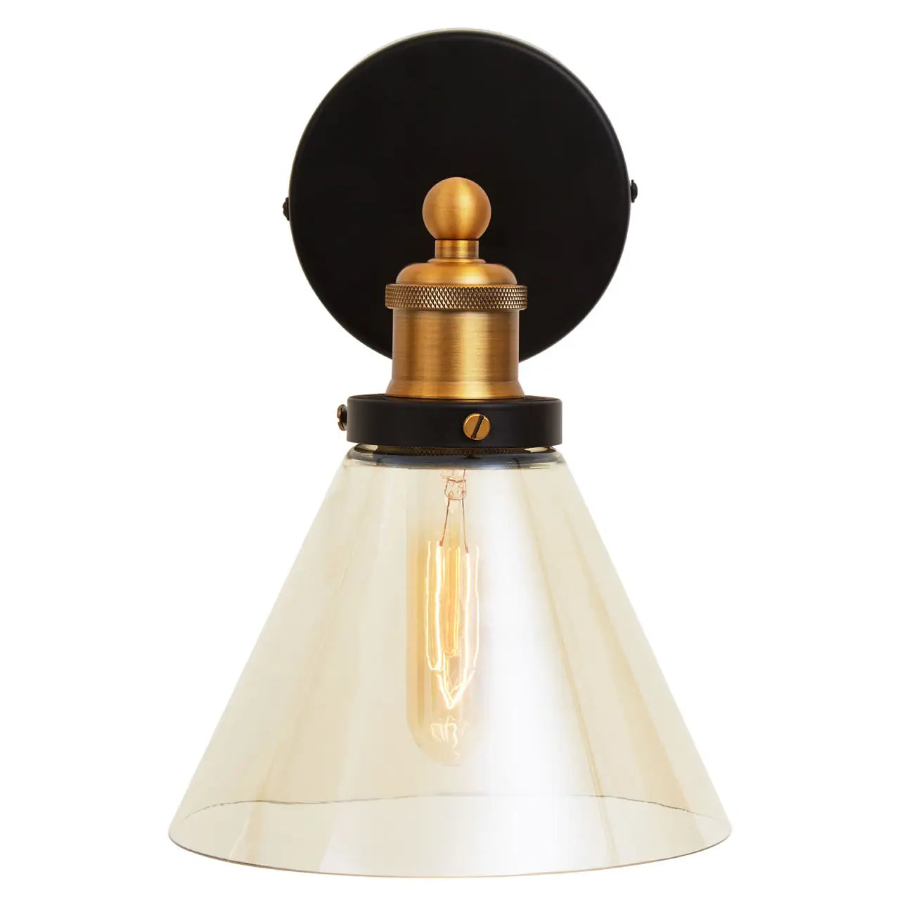 Black and gold wall light Black and gold Sconce cone wall sconce cone wall light brass wall sconce brass wall light gold wall sconce gold wall light bedside wall sconce bedside wall light wall lighting modern wall light modern wall sconce Wall sconce Wall light