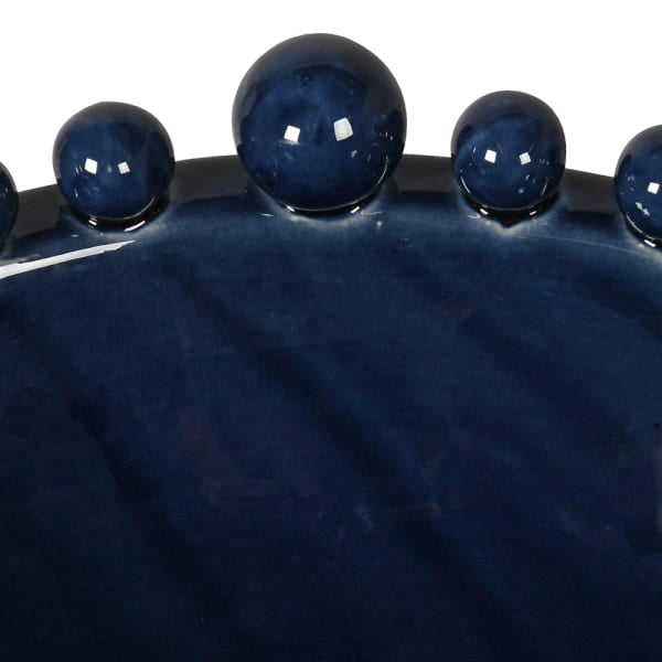 Bobble bowl  Ceramic bobble bowl  blue bobble bowl  blue bowl  bblue ceramic bobble bowl  bowl  bowl styling  Decor  Distressed bowl  fruit bowl  key bowl  moss bowl  blue bowl