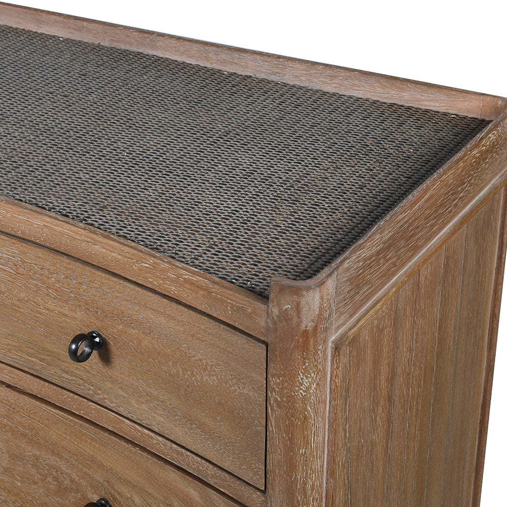 rattan chest of drawers  rattan nightstand  modern chest of drawers  oak chest of drawers  modern night stand  oak nightstand  large nightstand  chest of 3 drawers  3 drawer chest  nightstand  chest of drawers