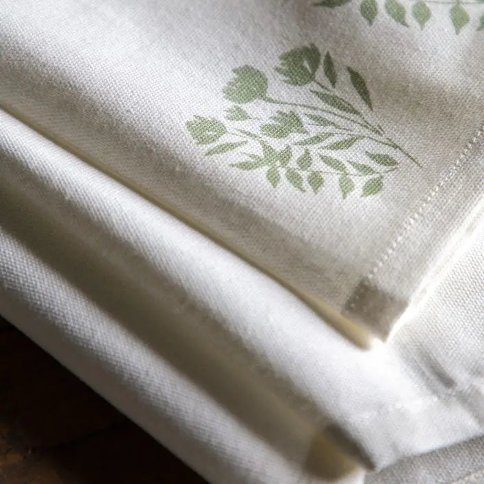 Sage linen napkin (4 pack)
Table scaping linen napkins
"Set of four sage green linen napkins neatly folded, showcasing soft texture and elegant hemmed edges."
"Four-pack of sage green linen napkins, perfect for adding a natural, earthy touch to any table setting."
"Sage green linen napkins in a set of four, made from high-quality fabric with a breathable, textured feel."
"Elegant and reusable sage green linen napkins, sold in a set of four, ideal for casual or formal dining."
"Soft and durable linen napkin