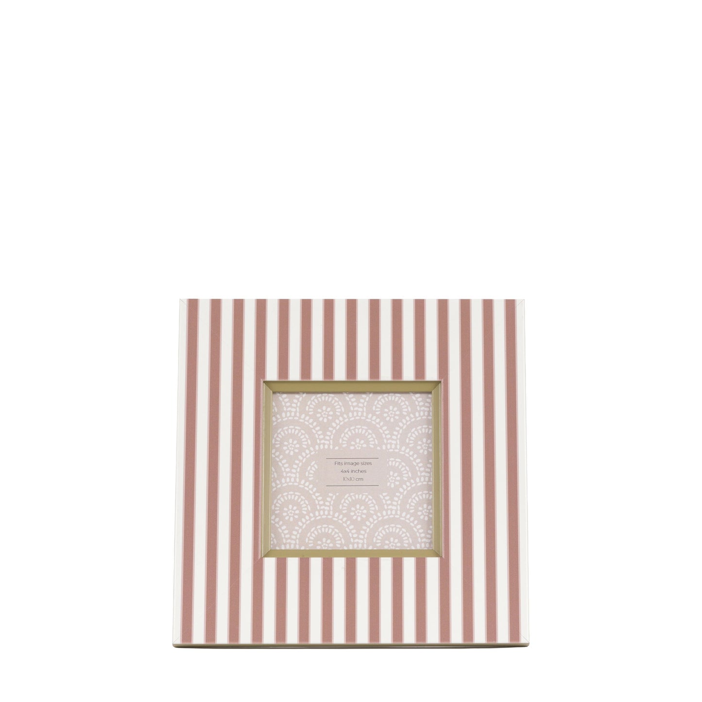 Pink Striped Picture Frame (pack of 2)