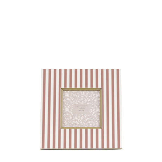 Pink Striped Picture Frame (pack of 2)