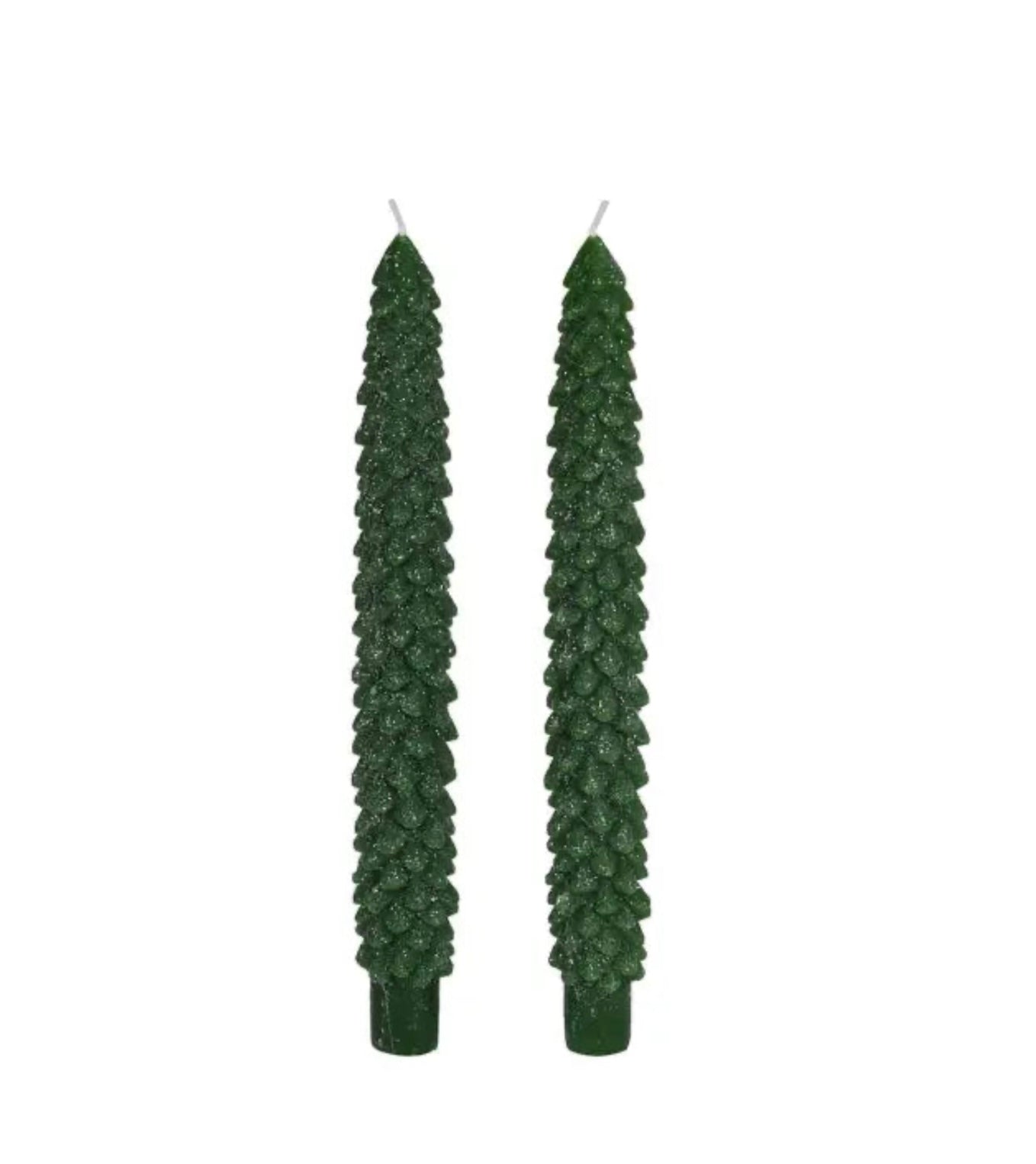 emerald green dinner Christmas tree candles holiday decor

green taper candles for Christmas table

emerald green Christmas candles on mantel

holiday table styling with emerald green taper candles