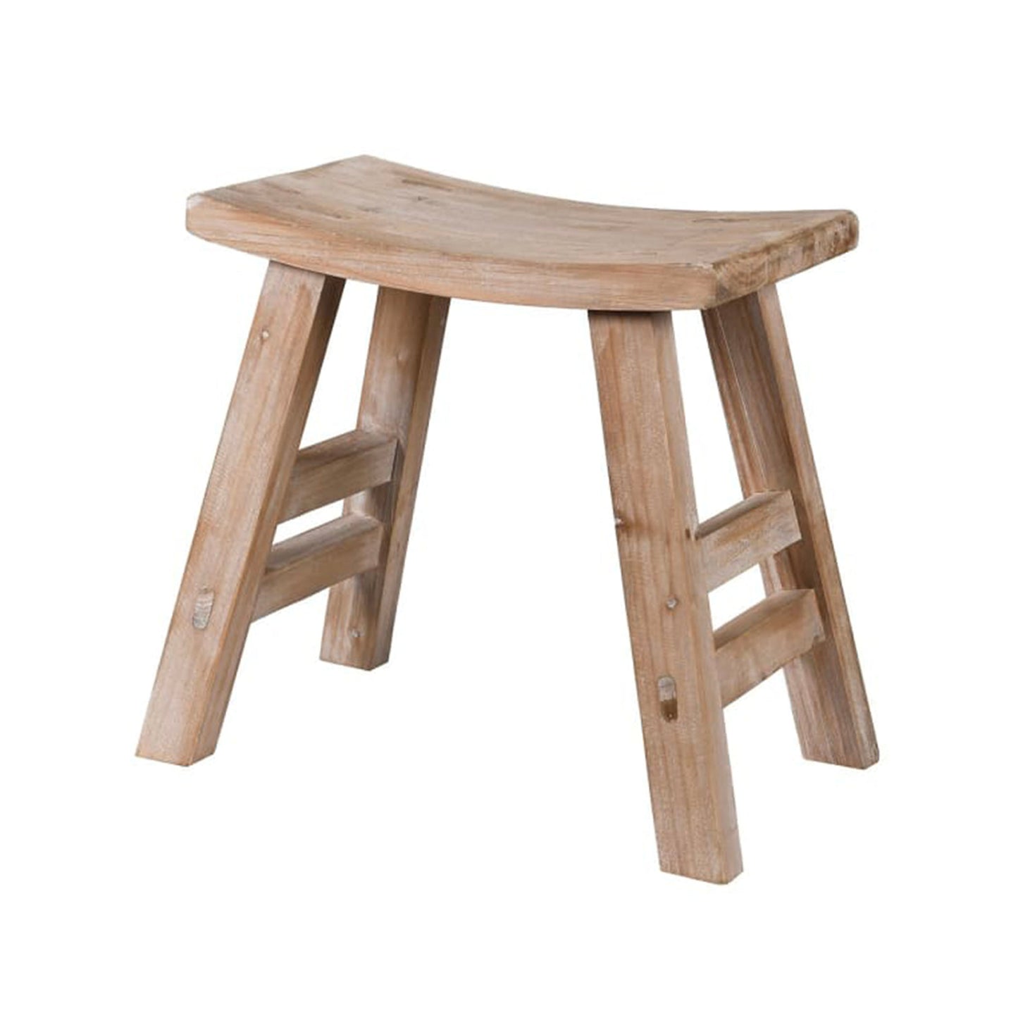 Low wooden stool, small bathroom stool, wooden stool, natural low wooden stool 