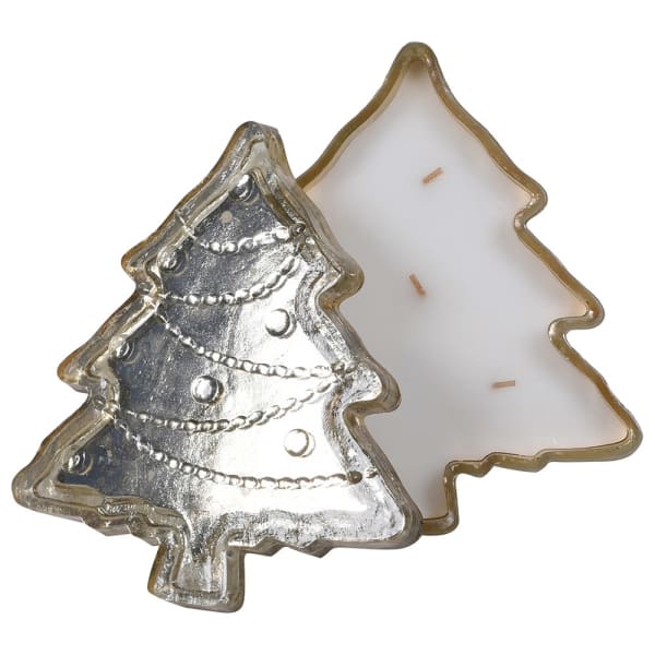 balsam tree candle Christmas decor

evergreen Christmas tree candle holiday decoration

Champagne balsam candle on mantel

winter holiday table decor balsam tree candle