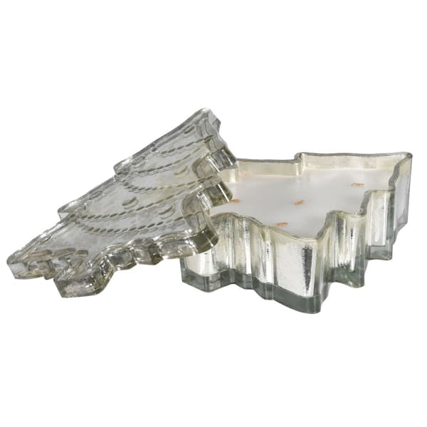 balsam tree candle Christmas decor

evergreen Christmas tree candle holiday decoration

Silver balsam candle on mantel

winter holiday table decor balsam tree candle