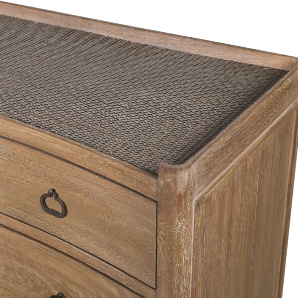 rattan chest of drawers  rattan nightstand  modern chest of drawers  oak chest of drawers  modern night stand  oak nightstand  large nightstand  chest of 3 drawers  3 drawer chest  nightstand  chest of drawers