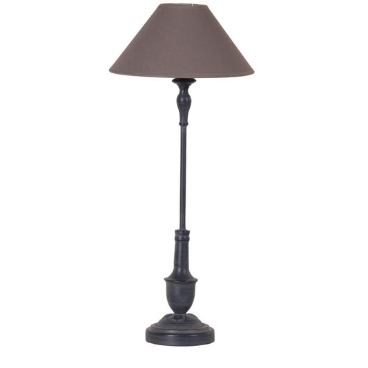 Thin Table light  thin table lamp  taupe shade light  taupe shade lamp  tall thin table light  tall thin table lamp  table light  Table lamp with shade  Table Lamp  modern traditional light  modern traditional lamp  brown shade thin table light  brown shade thin table lamp  black thin table light  black thin table lamp