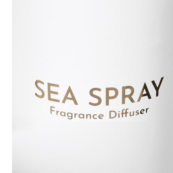 Extra Large sea spray crackled glass diffuser, white diffuser, sea spray diffuser, 1200ml diffuser with white reeds