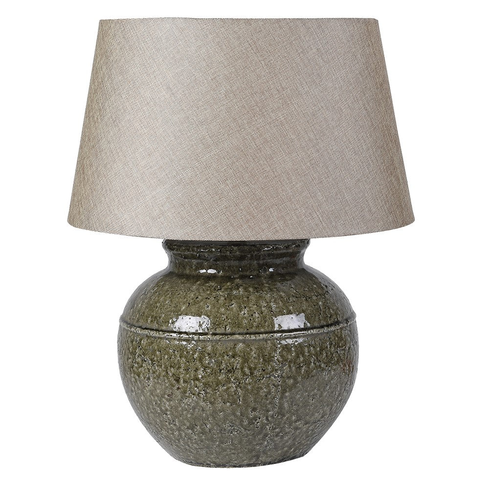 Salvia Green Glazed Table Lamp