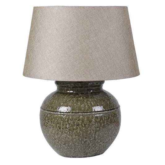 Salvia Green Glazed Table Lamp
