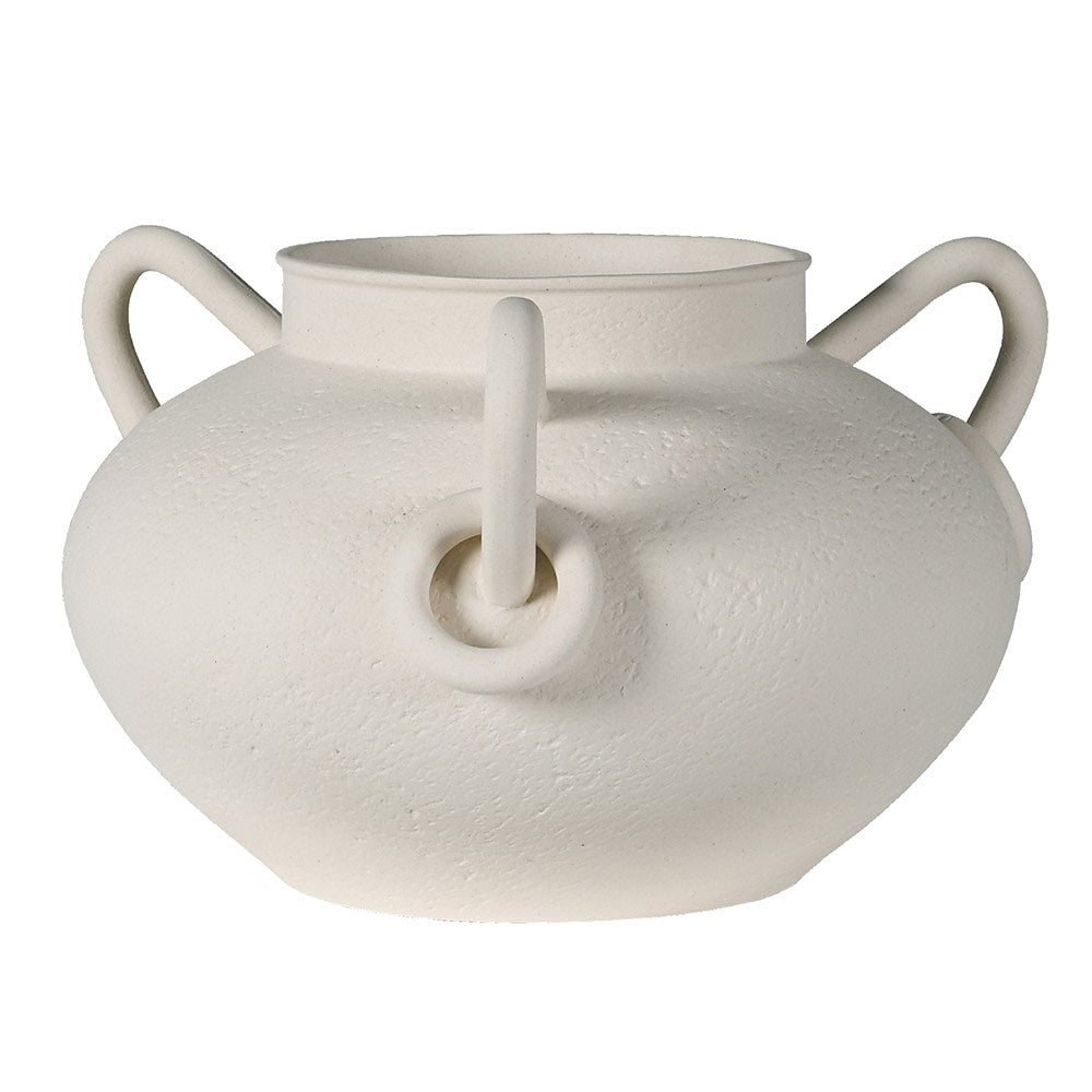 ivory decorative bowl

tri handled vase

large ceramic bowl decor

sculptural decorative bowl

neutral home decor accent

modern organic centerpiece bowl

white ceramic vase

Mediterranean style decor

textured decorative vessel

statement bowl for table

console table decor

McGee & Co inspired home decor

bowl styling

bowl

entryway bowl

key bowl

Distressed bowl

white bowl

Ruffle bowl

cream bowl