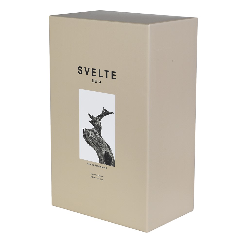 A beige rectangular product box for SVELTE DEIA, featuring a white label with a black illustration of a gnarled tree branch and the text 'SVELTE DEIA' and 'Savory & Endurance'.
sences diffuser refill

NEW Svelte Deia Diffuser

Mallorcan Garden of Eden

large diffuser

extra large diffuser reeds

extra large diffuser

Diffuser refill

diffuser

brown bottle diffuser refill

brown bottle diffuser