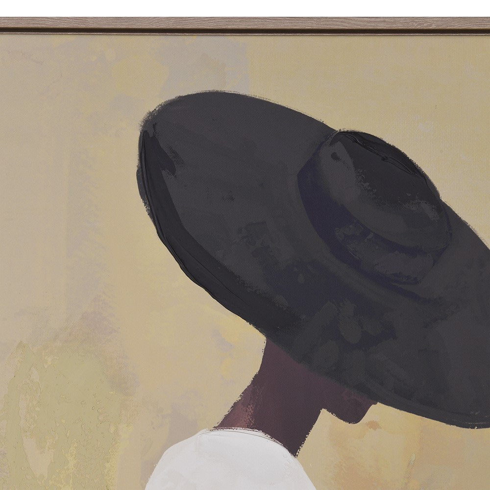 framed canvas wall art, neutral wall art, modern figurative artwork, elegant canvas print, minimalist horse painting, large statement wall art, neutral home decor wall art, designer style framed art, contemporary canvas artwork, warm neutral wall decor, living room statement art, McGee & Co inspired wall art
