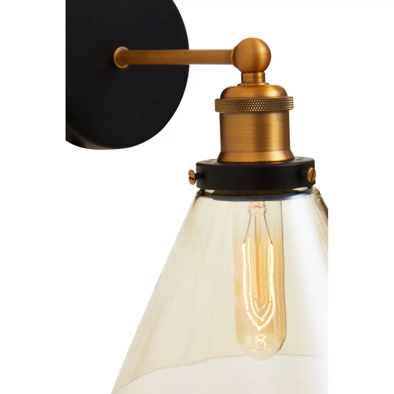 Black and gold wall light  Black and gold Sconce  cone wall sconce  cone wall light  brass wall sconce  brass wall light  gold wall sconce  gold wall light  bedside wall sconce  bedside wall light  wall lighting  modern wall light  modern wall sconce  Wall sconce  Wall light