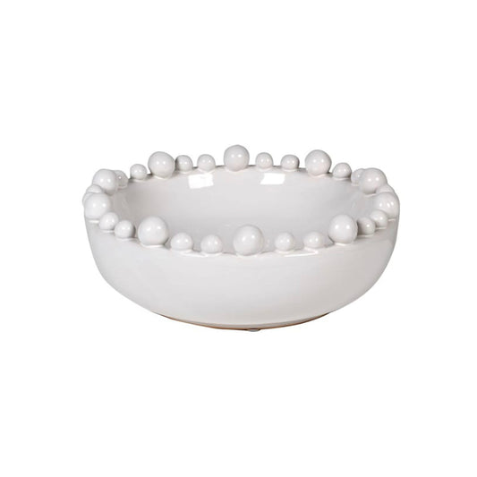 Bobble bowl  Ceramic bobble bowl  white bobble bowl  white bowl  cream ceramic bobble bowl  bowl  bowl styling  Decor  Distressed bowl  fruit bowl  key bowl  moss bowl  white bowl
