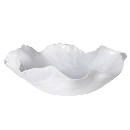 white bowl  wavy white plate  wavy white bowl  wavy edge decorative plate  wavy edge decorative bowl  key bowl  fruit bowl  entryway plate  entryway bowl  bowl styling  bowl